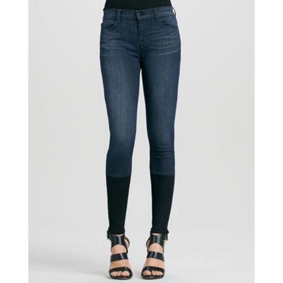 J BRAND JEANS Photo Ready STEPPED HEM Snowbird ULTRA SLIM Mid Rise DENIM ( 24 ) - Picture 2 of 7